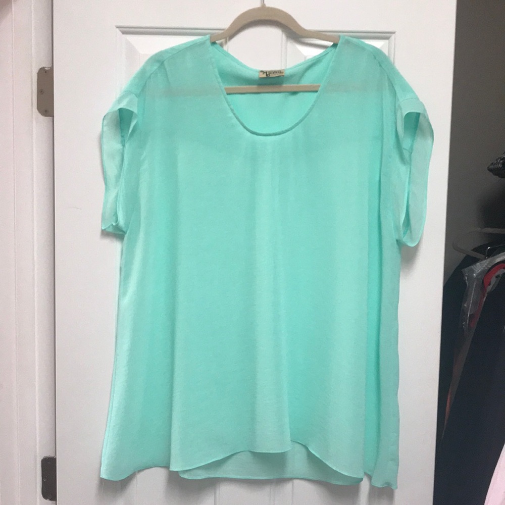 SHOW ME YOUR MUMU FRANKIE TUNIC MINT GREEN